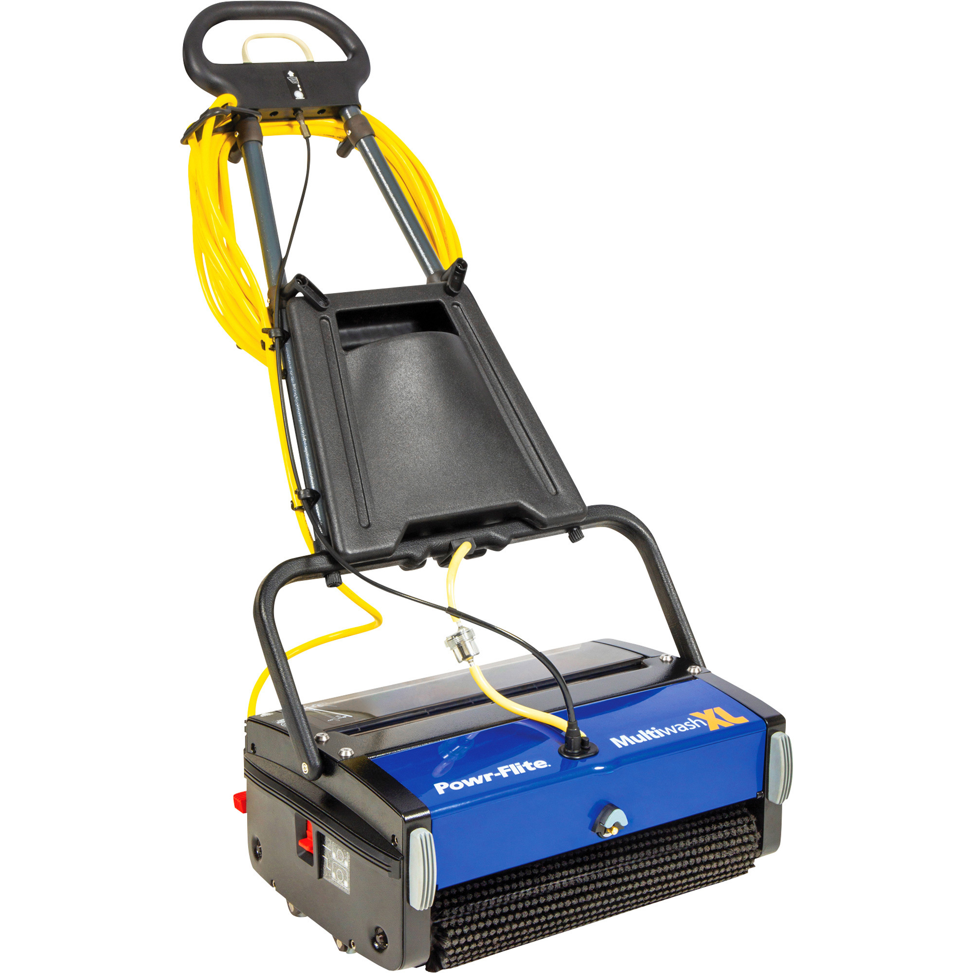 Powr-Flite 18in. XL Multi-Wash Floor Scrubber, 1-Gallon Solution Tank, 1 HP, 650 RPM, Model# PFMW18